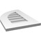 Ekena Millwork Quarter Round Top Left Surface Mount PVC Gable Vent w/ 3-1/2"W x 1"P Standard Frame, 14"W x 22"H GVPQL14X2201SN - alternate 4